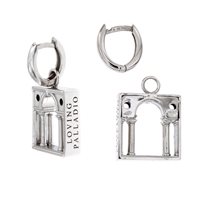 Pendientes Loving Palladio  Mujer 3D in Oro blanco 11B SERLIANA - 11B SERLIANA
